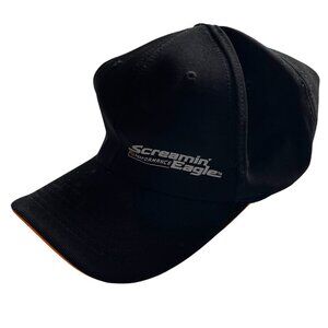 Harley Davidson Motorcycles Fitted Baseball Hat Cap L/XL Black Screamin' Eagles